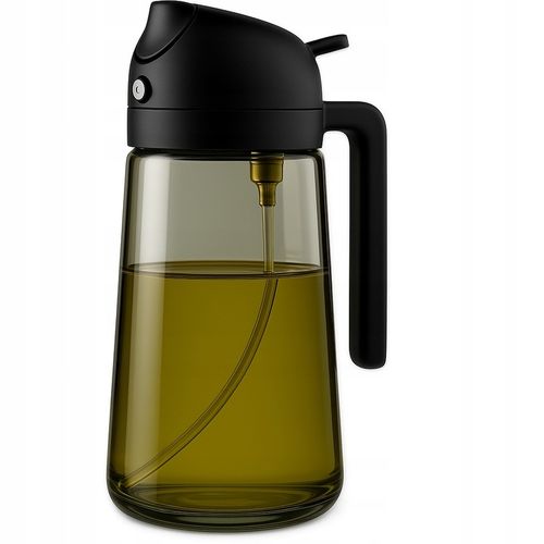 DOZOWNIK DO OLIWY OCTU OLEJU SPRYSKIWACZ NALEWAK TEKAN 470ML SZKLANY na Arena.pl