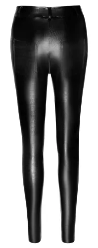 noir handmade spodnie skora węża z dwukierunkowym zamkiem l na Arena.pl