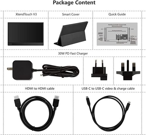 MONITOR PEPPER JOBS XtendTouch XT1610F 15.6 IPS USB-C przenośny dotykowy V3 na Arena.pl