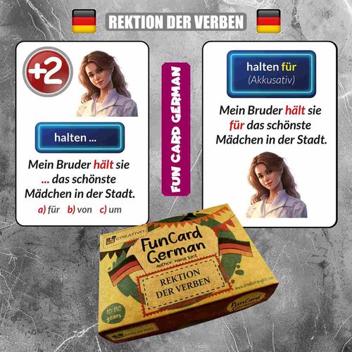 Fun Card German. Rektion Der Verben na Arena.pl