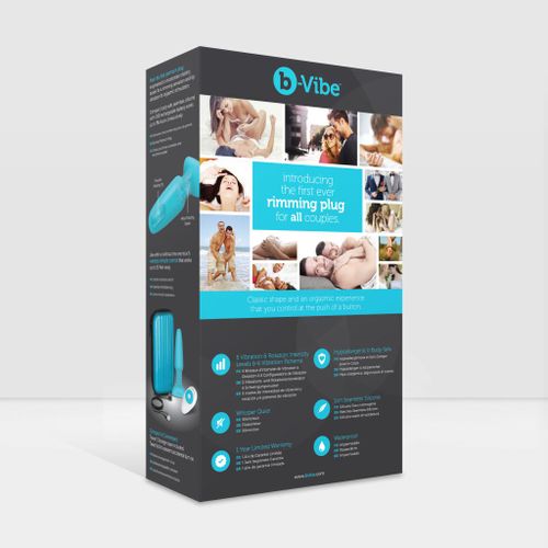 Plug analny - Bvibe Rimming Remote Control Plug Teal na Arena.pl
