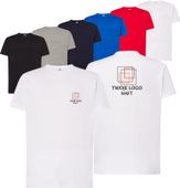 męska KOSZULKA SLIM FIT HAFT TWOJE LOGO NAPIS firmowa reklamowa 10 szt