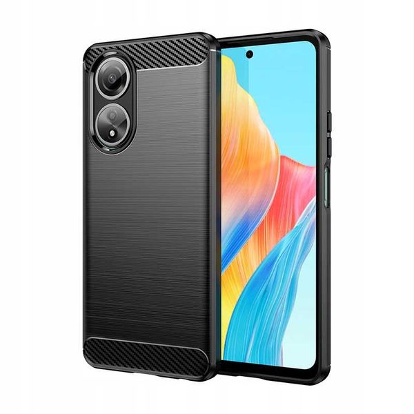 Spacecase Carbon Oppo A58 4G Black zdjęcie 2