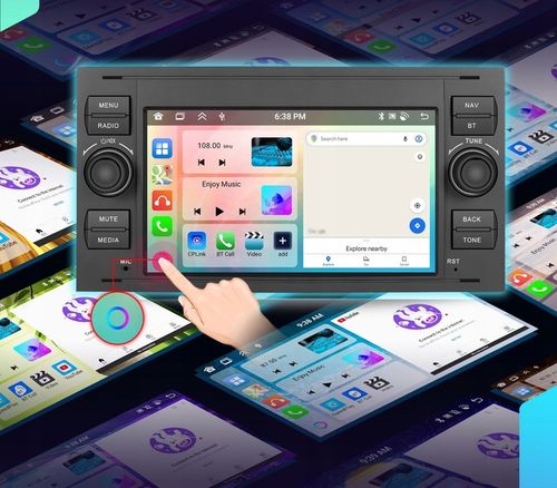 RADIO SAMOCHODOWE do FORD KUGA S-MAX C-MAX CARPLAY 4GB RDS GPS WIFI ANDROID na Arena.pl