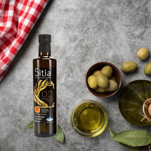 Oliwa z Oliwek Extra Virgin 500 ml Grecka SITIA 0,2% w szklanej butelce na Arena.pl