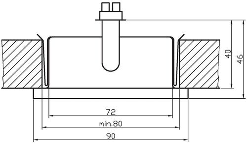Ms-08 sr+kr G4 stalowy oprawa schodowa z/kr na Arena.pl