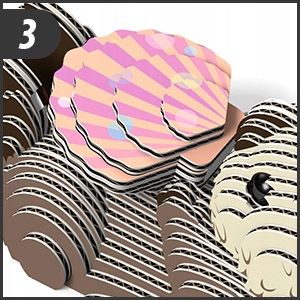 Wydra Eugy. Eko Układanka Puzzle 3D. na Arena.pl