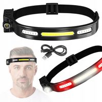 LATARKA CZOŁOWA AKUMULATOROWA CZOŁÓWKA NA GŁOWĘ MOCNA REFLEKTOR KOMPAKTOWA