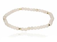 SREBRNA BRANSOLETKA ŻYŁCE NATURALNY KAMIEŃ KSIĘŻYCOWY INTUICJA KREATYWNOŚĆ