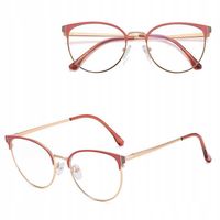 SOLIDNE Damskie Okulary Zerówki do KOMPUTERA Blue Light OPRAWKI Teleskopy