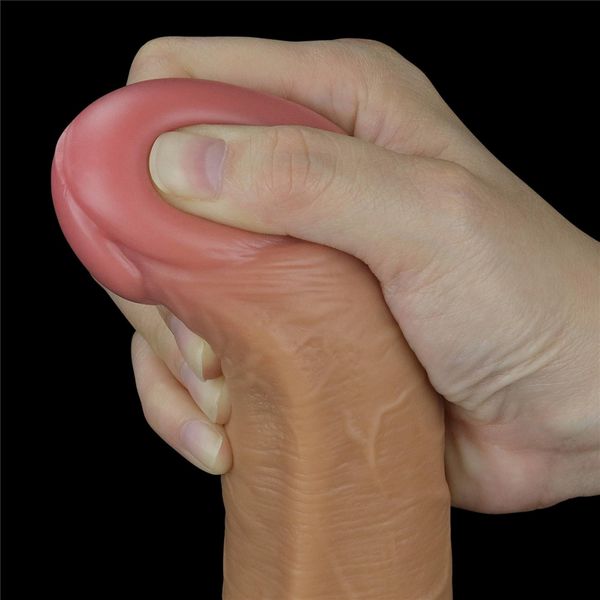 10'' Dual Layered Platinum Silicone Rotator zdjęcie 9
