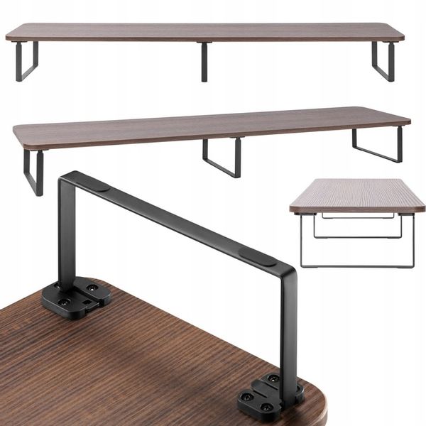 MOZOS DUAL RISER P PODSTAWA PÓŁKA POD DWA MONITORY ERGONOMICZNY DO LAPTOPA zdjęcie 1