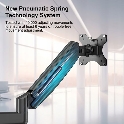 Podstawa obrotowa ze sprężyną gazową dla dwóch monitorów LCD 13-32 cale 9kg na Arena.pl