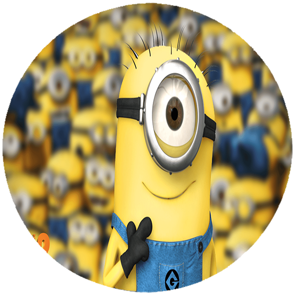 Opłatek na tort Minionki zdjęcie 1