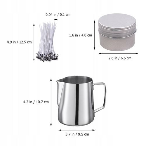 ZESTAW DO ROBIENIA ŚWIEC ROBIENIE WOSKU SOJOWEGO ŚWIECE DIY NA PREZENT na Arena.pl