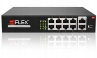 Switch POE 8x POE 2x Uplink 10/100Mbps 120W PoE+ do Kamer POE