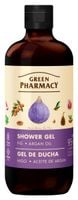 GREEN PHARMACY Żel pod prysznic - Figi + Olej Arganowy 500 ml