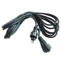 Przedłużacz do lampek choinkowych LED zielony 3 m