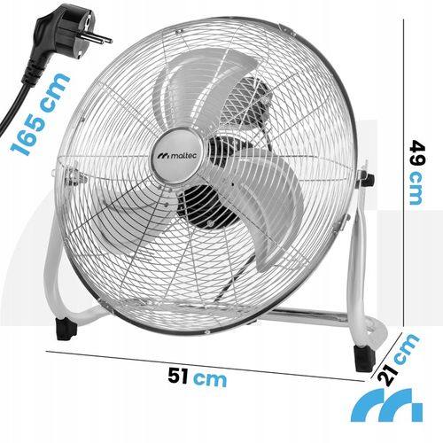 WENTYLATOR PODŁOGOWY MOCNY DUŻY CYRKULATOR POWIETRZA WIATRAK PRZEMYSŁOWY na Arena.pl