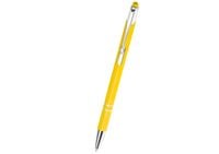Długopisy metalowe z grawerem 100 szt. żółty do ekranów dotykowych