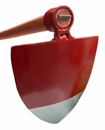 Motyka kopaczka graca ogrodowa stalowa sercowa kuta 160mm hartowana zdjęcie 3