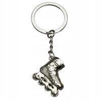 Breloczek Sportowy Srebrna Łyżworolka Wrotka Street Style Skate 'er Roller