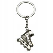 Breloczek Sportowy Srebrna Łyżworolka Wrotka Street Style Skate 'er Roller