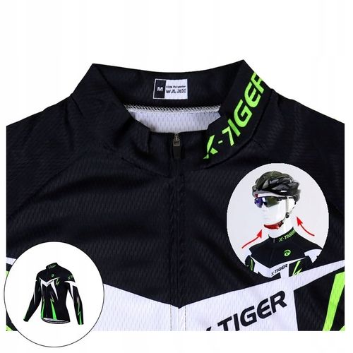 STRÓJ ROWEROWY MĘSKI X-TIGER GETRY ŻEL KOSZULKA na Arena.pl