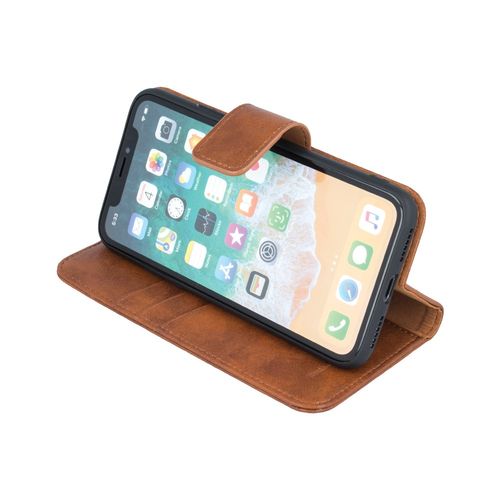 Forever Classic Leather Book Case do iPhone XR brązowy na Arena.pl