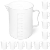 zlewka laboratoryjna plastikowa z podziałką 1000 ml - 10 szt.