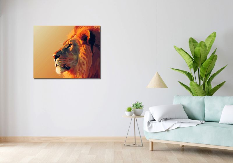 Obraz 90x70cm Król zdjęcie 2