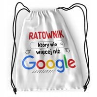 Plecak Dla Ratownika Sportowy Szkolny Worek Torba Z Nadrukiem Ze Zdjęciem