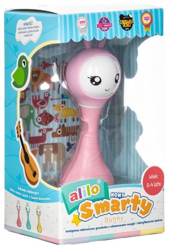 ALILO SMARTY BUNNY KRÓLICZEK INTERAKTYWNY GRZECHOTKA Z MUZYKĄ na Arena.pl