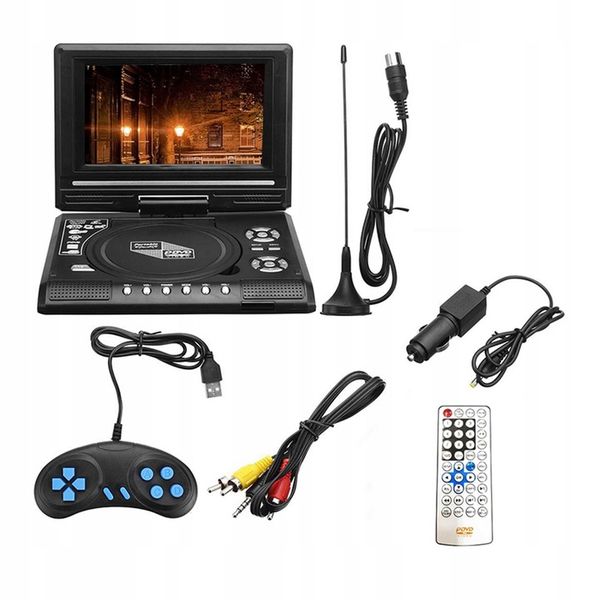 Odtwarzacz DVD Samochodowy Przenośny 7.8" zdjęcie 1