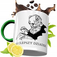 Kubek Zielony Dla Dziadka Na Prezent Urodziny Z Nadrukiem Ze Zdjęciem