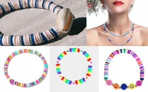 ZESTAW KORALIKÓW DO ROBIENIA BRANSOLETEK BIŻUTERII CHARMSY SERDUSZKA LITERY na Arena.pl