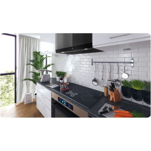 Okap kuchenny 90 cm Czarny Berdsen BT-218 na Arena.pl