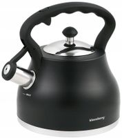 Czajnik Czarny Mat 2,7L Stalowy Indukcja Gaz