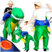 Strój dinozaura przebranie samopompujący kostium dmuchany dinozaur T-Rex