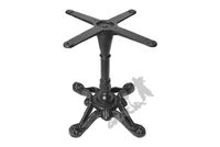 NOGA STOŁU D11 - NISKA Z KRZYŻAKIEM CZTERY NÓŻKI ŻELIWNA PODSTAWA