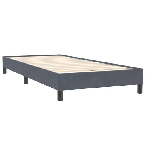Łóżko typu Box Spring bez materaca Ciemnoszary 100x220 cm na Arena.pl
