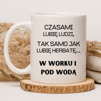 CHAMSKI KUBEK BEZ CENZURY | ŚMIESZNY PREZENT | DO PRACY BIURA DOMU | 330 ml