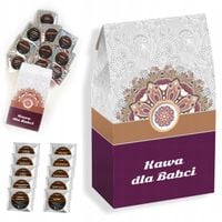 ZESTAW KAW PREMIUM MIX SMAKÓW 10 SASZETEK PREZENT UPOMINEK NA DZIEŃ BABCI