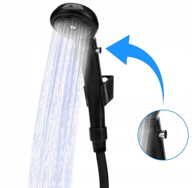 Prysznic TURYSTYCZNY Kempingowy pod Namiot Przenośny Pompka Elektryczna 12V zdjęcie 12