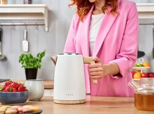 Czajnik elektryczny LAFE Scandi Pro Biały Boho 2200W 1,7L Stalowy STRIX na Arena.pl