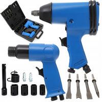 PNEUMATYCZNY KLUCZ UDAROWY + MŁOTEK ZESTAW 17-EL