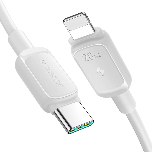 Kabel przewód do iPhone USB-C - Lightning 20W 1.2m biały zdjęcie 1