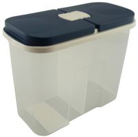 POJEMNIK PRODUKTY SYPKIE PRZYPRAWY 2,1 L DOZOWNIK DZIELONY Z PRZEGRÓDKAMI