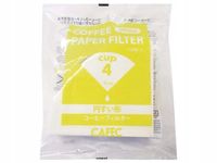 Filtry papierowe do kawy CAFEC białe cup4 100 sztuk