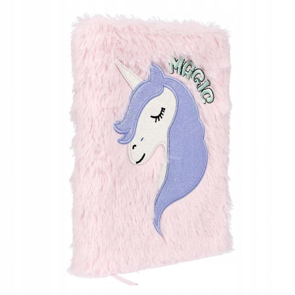 Notes Pluszowy A5 Pastel Unicorn 0763 zdjęcie 4